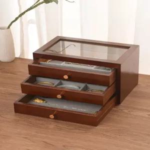 원목 보석함 오동나무 악세사리보관함 목걸이 돌반지