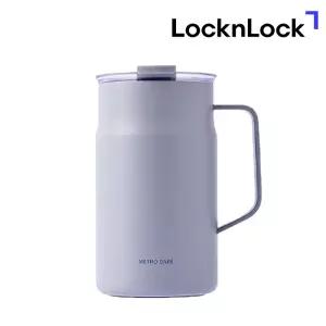 락앤락 메트로 세라믹 머그 텀블러 600ml 타로라떼 대용량 스텐 차량용 커피 티 LHC4282GRP_C