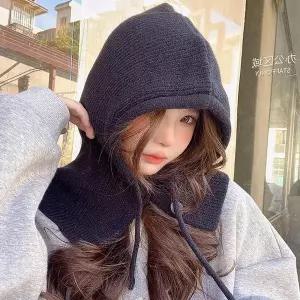 [셀러허브]워머 바라클라바 후드워머 방한워머 버튼 후드 방한 MFNC-030083 (S28551775)