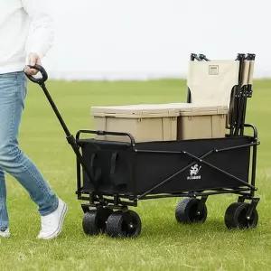 3S 웨건 접이식 카트 수레 오픈형 대형 캠핑용 왜건 캐리어 폴딩 테이블