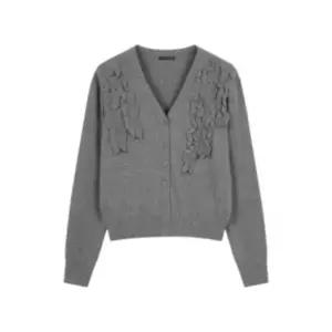 [롯데백화점]시슬리 프릴 브이넥 가디건 SAKC46561