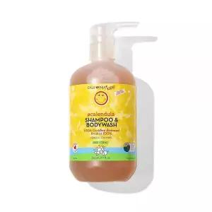 California Kids 샴푸 + 바디 워시 | 금잔화 | 어린이 + 청소년을 위한 진정 스킨 케어 | 100% 식물 기반 |