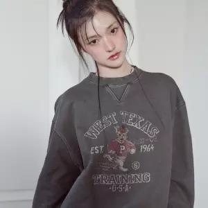 웨스트톰 피그먼트 스웨트셔츠 스모크블랙