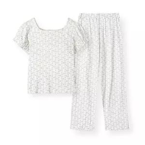 [NS홈쇼핑][오르시떼] 여성 F020 마그니피크 반소매+9부팬츠 파자마 세트[35716762]