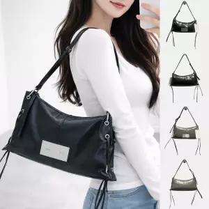 [마뗑킴][국내정품] 마뗑킴 26S/S 신상 아일렛 셔링 데일리 숄더백 2COR