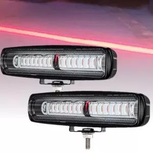 작업 차 경고등 방수형 고휘도 전동차 산업용 경고등 안전등 레드라인 작업등 지게차 후미등 자동차 운반차