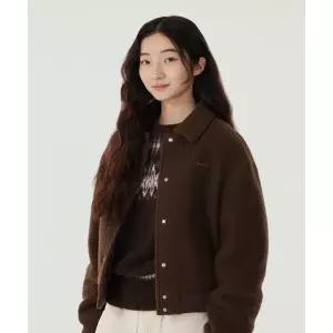 커버낫 우먼 COVERNAT 울 바시티 자켓 Brown 944283