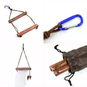 캠핑용휴지걸이 텐트휴지걸이 캠핑휴지걸이 두루말이휴지걸이 나무휴지걸이