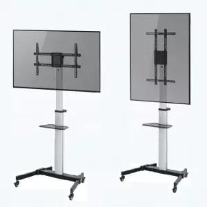 이동식TV스탠드 티비거치대 이동형 피봇 42-86인치 삼성LG 호환 AS-8