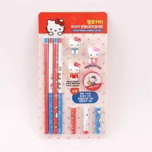 산리오 헬로키티 피규어 연필보호캡 연필깎이 준비물