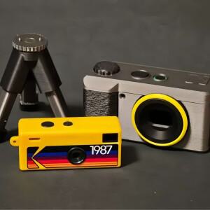 코닥 차메라 미니 카메라 보호 케이스 삼각대 쉘 2 in 1 세트 카메라 확장 액세서리