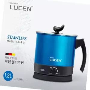 독일 스테인리스 멀티쿠커 라면포트 전기포트 캠핑용 휴대용 블루 주방가전
