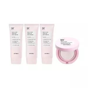 아트델리 멜라컷 톤업 선크림 50ml x3 + 선쿠션 15g