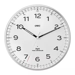 380 콤파스 RC 벽시계 실버 OWA-1015RCS 오리엔트 OWC