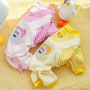 [반려] 여성 2컬러 큐티 반려견 스트라이프 덕 멜빵 올인원