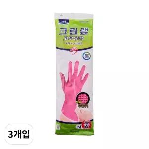 크린 ES 고무장갑 중형 크린랩 글러브 3개입