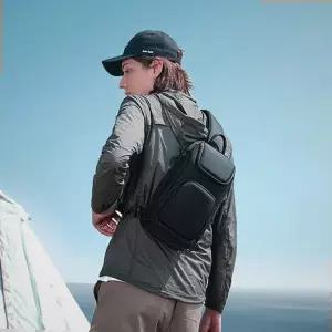 여행 데일리 아웃도어 멀티포켓 USB충전 BANGE 슬링백