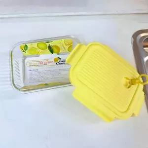 TBZ 레몬 크림 원터치 오븐 글라스 직사각1040ML