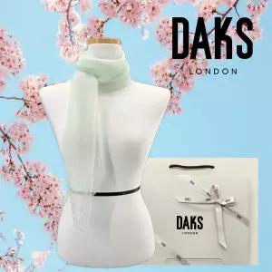 [롯데백화점]닥스 파스텔톤 솔리드 플리츠스카프(이태리) SKI052