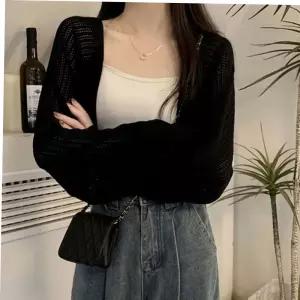 볼레로 여자 3컬러 여름 펀칭 니트 썸머 심플 가디건