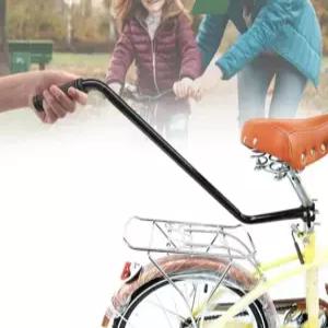 아동용 두발 자전거 배우기 도우미 안전 보조 손잡이 푸시바