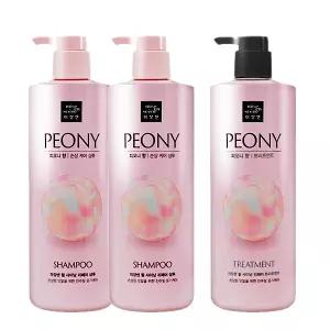 미쟝센 펄샤이닝 리페어 샴푸 피오니 1000ml 2개 + 트리트먼트 1000ml 1개