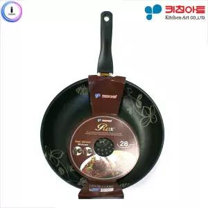 b35 키친아트 렉스 궁중팬 28cm 요리용 조리용 프라이 후라이 코팅 코팅프라이