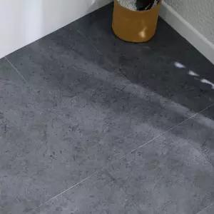 하나리빙 사각 점착타일 HD503 (18장) 콘크리트셀프인테리어 바닥재 접착 장판 베란다시공 데코 대리석