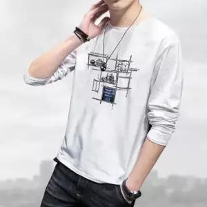 티셔츠 그래픽 프린트 팬티셔츠 면티 기본티 남자긴팔티 라이젠그래픽티셔츠 스판티셔츠