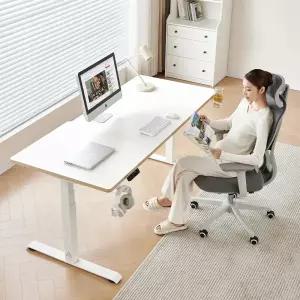 아우스 GE06 3-STEP 듀얼 모터 고강도 스퀘어 25mm상판 800폭 전동 모션데스크