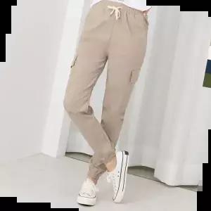 린넨조거 GPP 여자린넨카고조거팬츠 L82