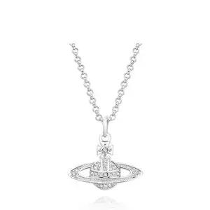 [비비안웨스트우드] 바스 릴리프 팬던트 미니 실버 목걸이 152070853