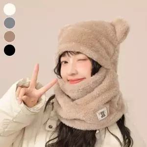 귀 후드 모자 워머 넥가리개 털 스키