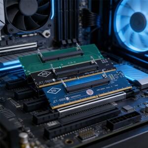 HUAHUA2026  재사용 예비 SO-DIMM-DIMM 어댑터 카드 노트북 RAM을 데스크탑 마더보드 사용할 수 있도록 변