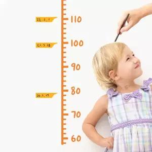 아트박스/코이핀즈 키즈 키재기 줄자 날짜표시 말풍선 인테리어 스티커