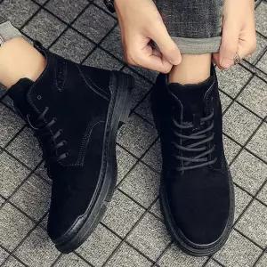 남자 스웨이드 워커 키높이 청바지 코디 스타일리쉬 남성워커 워커신발 캐쥬얼워커