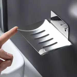 304스텐 비누 받침 세면대 받침대 샴푸바 보관 설거지바 거치대 빨래 공중부양 걸이 무타공 통 욕실 물빠짐