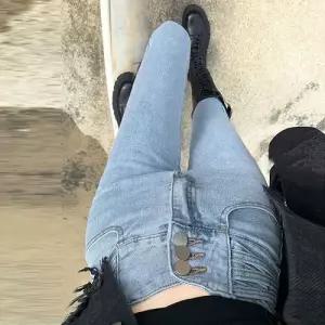 여성용 블랙 청바지 하이웨스트 스판 스키니진 힙업 OP1