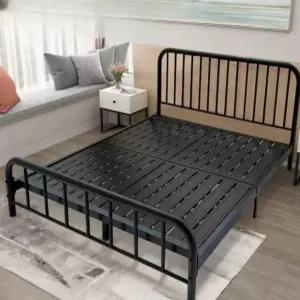 철제 조립식 침대 킹 프레임 더블 퀸사이즈