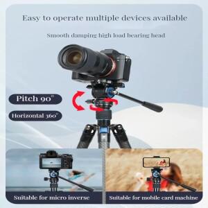 호환 시루이 AT-125+AT-10 초경량 카본 파이버 삼각대 트래블러 X  최대 하중 5kg