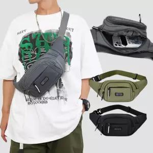 [큰손] 대용량포켓힙색 가방 힙쌕 크로스 슬링백 캐주얼 러닝 복대 스포츠 허리 멀티포켓 여행 바디백