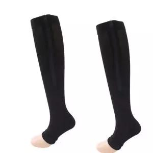 종아리밴드지퍼 통풍 압박 스타킹 레그 쉐이퍼 종아리 슬리브 수면