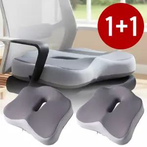 2개세트 무중력 구름방석 무하중 관리 수험생 사무실 꼬리뼈 의자 메모리폼 방석