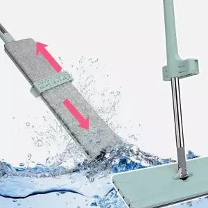 극세사 물걸레 간편 다용도 청소 자동 세척 밀대 걸레 바닥 회전