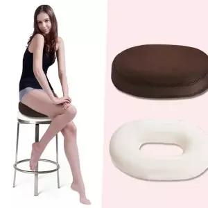 엉덩이 방석 기능성 바른자세 골반 도넛 쿠션 허리 회음부 차량용 메모리 사무용 오피스 운전석 직장인
