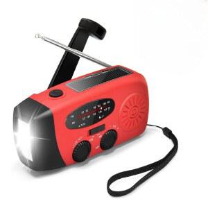 자가발전 역학에너지 휴대용 비상상황 크랭크 라디오 플래시