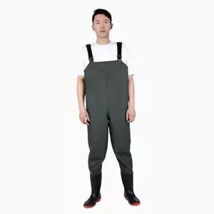 방수 멜빵 작업복 활동성 편안한 수산업 일체형 방수 작업복 예초 해루질 체험복 웨이더 낚시 바지 전신