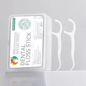 치간 치실 개별포장 휴대용 대용량 일회용 치실 케이스 치아 식후 잇몸 위생 건강