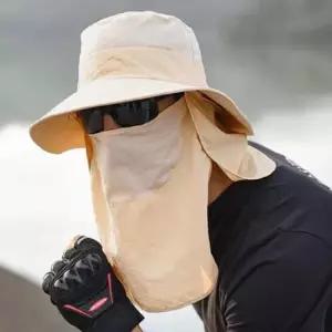 여성썬캡 남녀공용 와이드챙 모자 자외선 차단 마스크 멀티모자