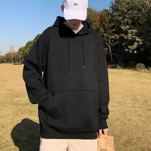오버핏 후드 티 루즈핏 데일리 빅사이즈 남성 무지 후드 티 간절기